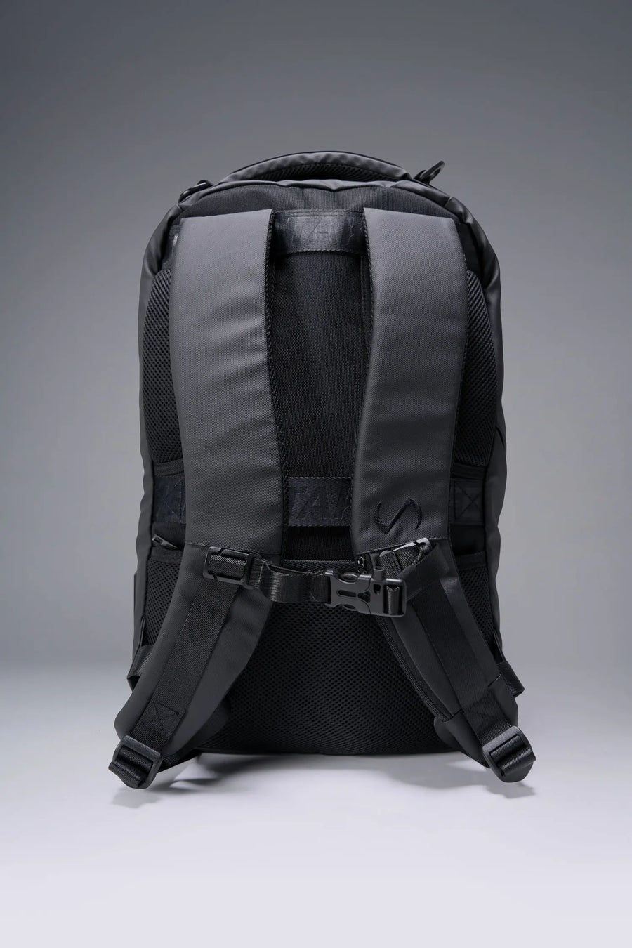 Black Apex Backpack built for everyday carry, travel, and gym-to-street transitions with durable construction by TLF Apparel – back view 
