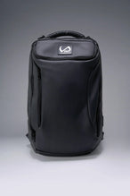 Black Apex Backpack built for everyday carry, travel, and gym-to-street transitions with durable construction by TLF Apparel – front view 
