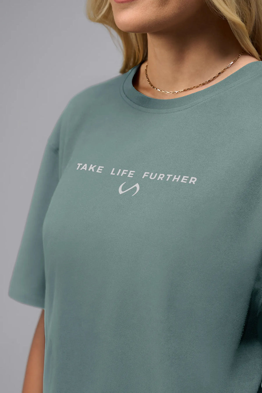 Unisex Take Life Further Oversized Tee