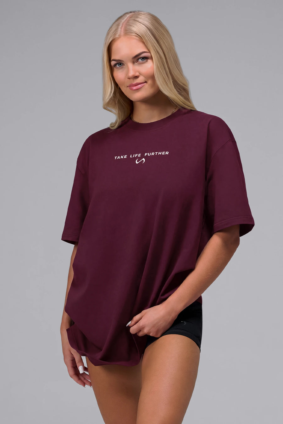 Unisex Take Life Further Oversized Tee