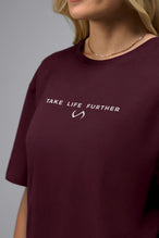 Unisex Take Life Further Oversized Tee