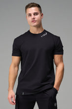 Front View Of TLF Swole Tee in Black