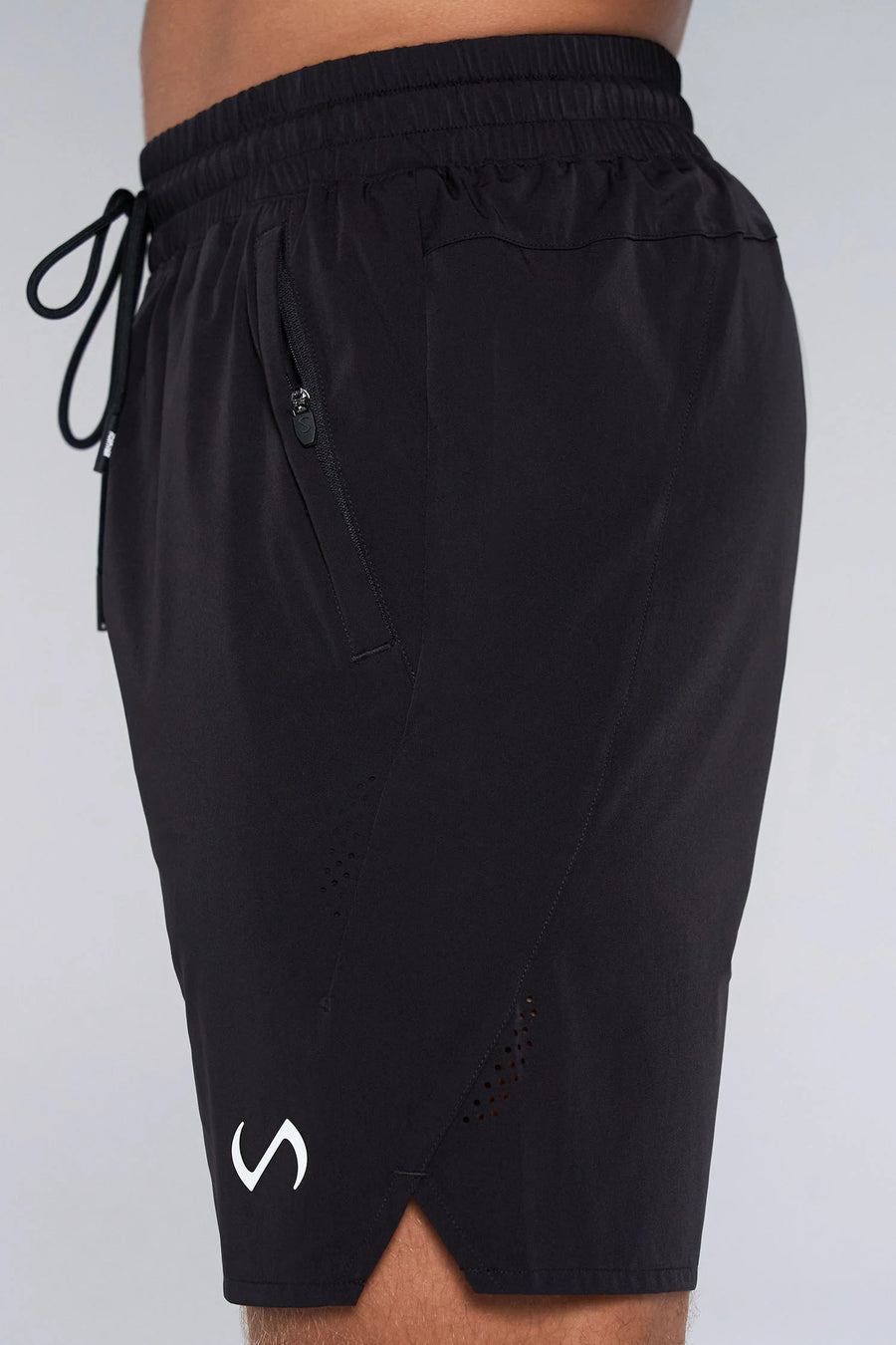 Short hybride de 7 pouces (noir)