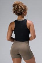 Essential Ribbed Crop Tank Top