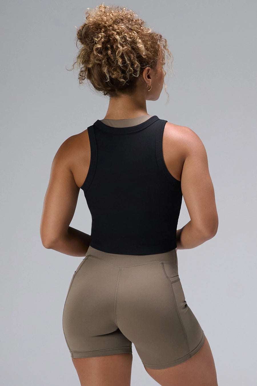 Essential Ribbed Crop Tank Top