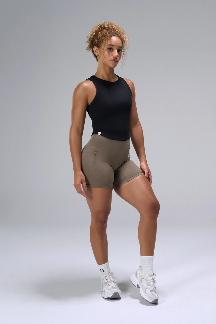 Essential Ribbed Crop Tank Top
