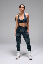 Front View of Lunar Forest TLF Cosmic Seamless Scrunch Butt Leggings, featuring a scrunch butt to shape and contour your glutes 