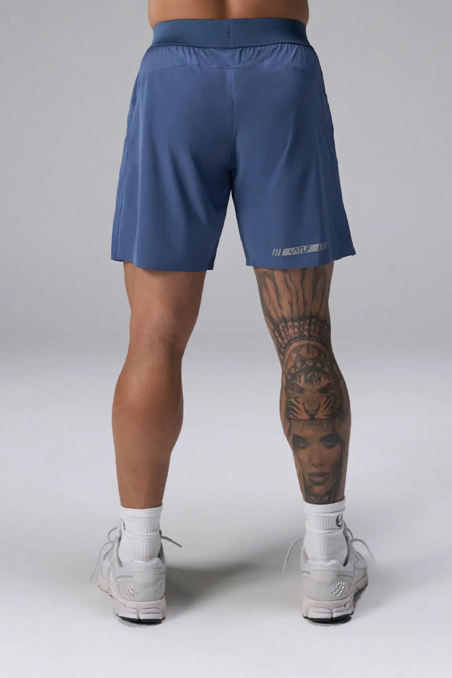 Blue TLF Element Light 7 Inch Shorts — product video showing the lightweight fabric, side zipper pockets and reflective details