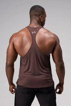 Back View of Brown Elevate Bamboo Stringer Tank