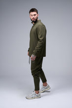 Back View of Marshland TLF GTS Quad Tech Quarter-Zip Pullover redefining modern activewear, this men’s 1/4 zip pullover blends technology with sleek style 