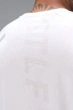 White TLF Infi Cool Lightweight Cooling Shirt — product video showing the cooling fabric, raglan sleeves and laser-cut perforations
