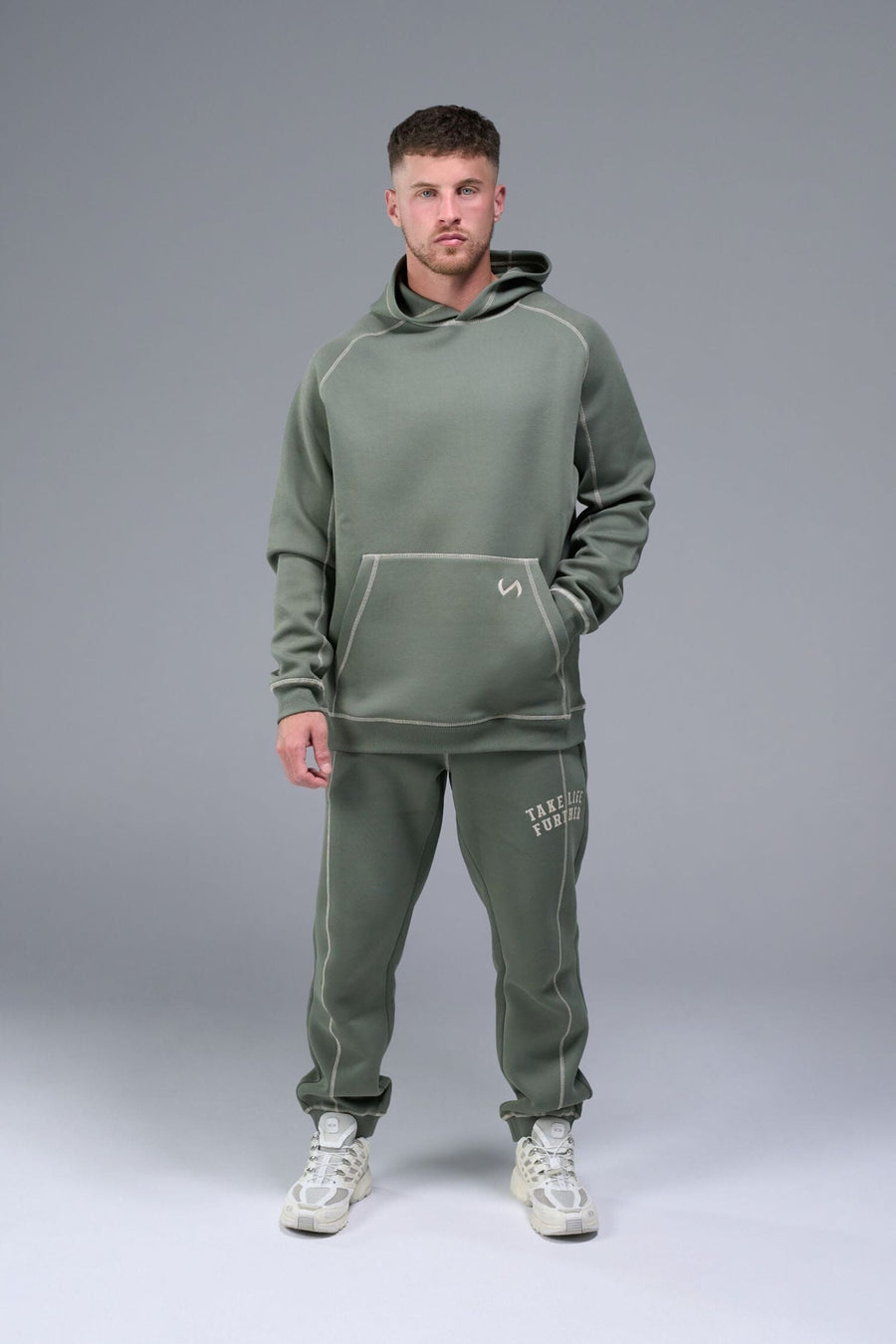Scuba Tech Contrast Stitch Hoodie