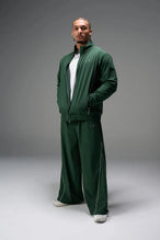 TLF Track Jacket (Men's GTS Gym-To-Street Edition) in Green — product video showing mesh lining, reflective piping and premium trims