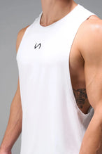 Back View of White Vital Air-Flex Drop Arm Tank