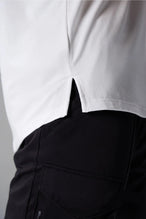 Front View of White Vital Air-Flex Drop Arm Tank
