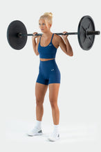 Full Model Image of Tempo Multi-Back Strap Sports Bra Oxford